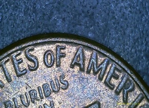 Moneda de error Lincoln Memorial Penny 1980 DDR - Imagen 1 de 8
