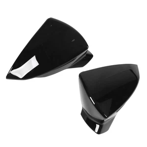 Par de fundas protectoras de espejo retrovisor negro brillante para Mk3 5F ST FR Cupr - Imagen 1 de 12