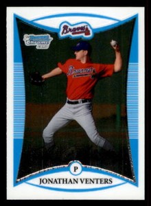 2008 Bowman Chrome Prospects #BCP27 Jonathan Venters Atlanta Braves