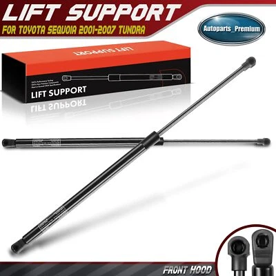 2 piezas soportes de elevación del capó delantero amortiguadores puntales para Toyota Tundra 2000-2006 Sequoia Foto 1 de 4