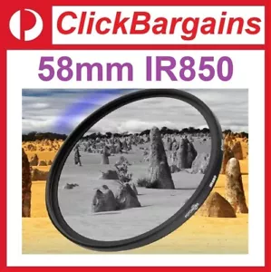 Fotoworx 58mm IR850 Infrared Camera Lens Filter 58 mm IR 850 Aluminium Frame - Picture 1 of 10