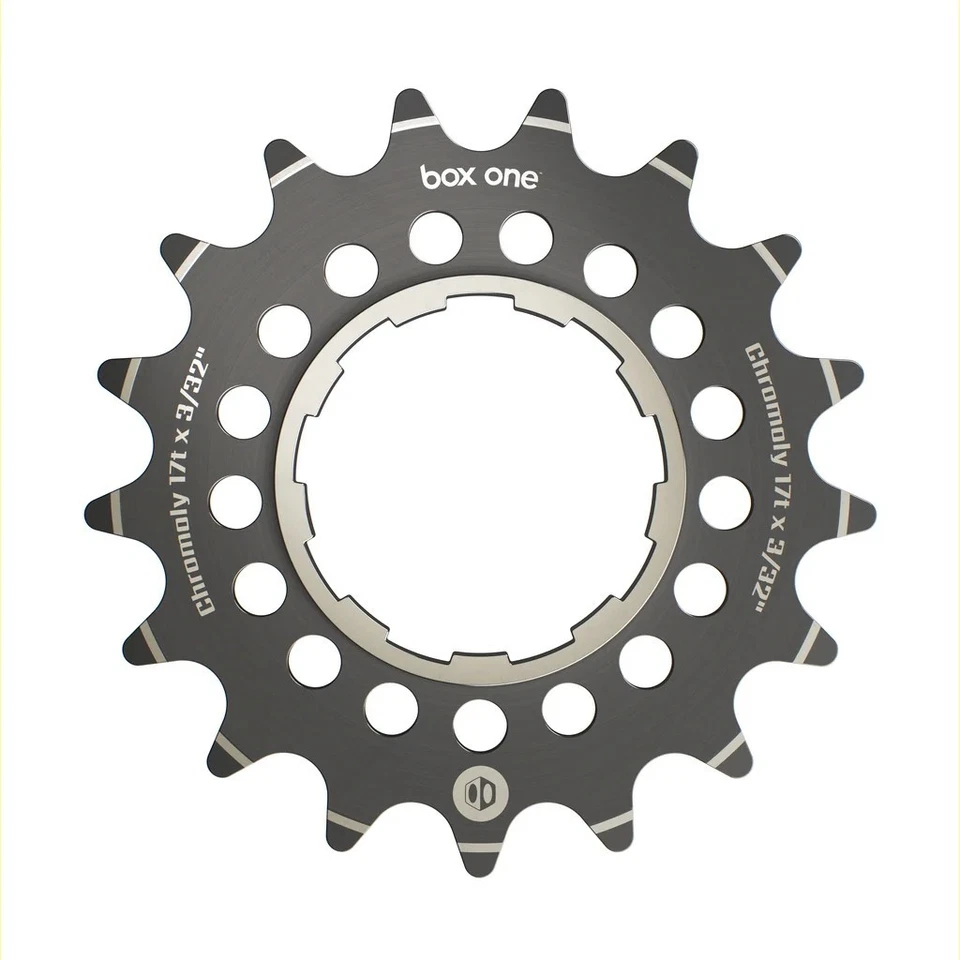 BOX ONE CHROMOLY BMX SINGLE SPEED COG 1/2" x 3/32" x 17T BLACK - Image 1 of 1