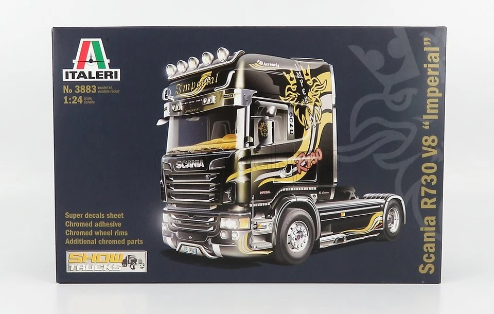 1/24 ITALERI - SCANIA - R730 TRACTOR TRUCK V8 TOPLINE 2-ASSI 2011 IT3883 - Immagine 1 di 1