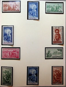 FRENCH OMNIBUS - LH ISSUES OF 1942 - ALL AIR MAIL SEMI-POSTAL STAMPS - (CA25) - Picture 1 of 8