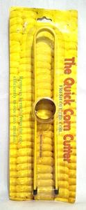Harold Import Company The Quick Corn Cob Vegetable Cutter Kitchen Cooking Yellow - Picture 1 of 2