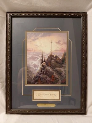 Thomas Kinkade  "Sunrise", matted and framed, with CoA. - Image 1 of 4