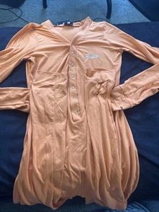 Pijama de mujer talla grande de una pieza por parte inferior de puerta trampa audaz y hermosa - Imagen 1 de 10