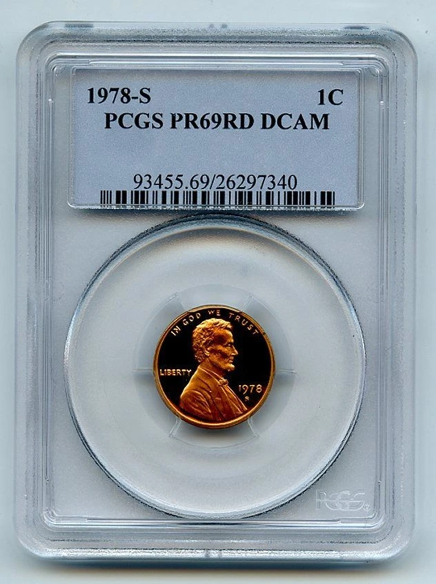 1978 S 1C Lincoln Cent Proof PCGS PR69DCAM - Image 1 of 1