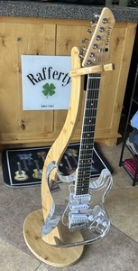 Guitar Stand - Made With Bamboo 40.55 Inches Bamboo Guitar Stand Guitar Rack US - Picture 1 of 6