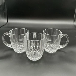 Cristal D’Arques Durand Bretagne Tassen 3er Set absolut atemberaubende Kristallbecher - Bild 1 von 5