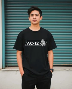 AC-12 T-Shirt, Line Of Duty TV Series 6 Inspired  Fans Birthday Gift Men Tee Top - Picture 1 of 6
