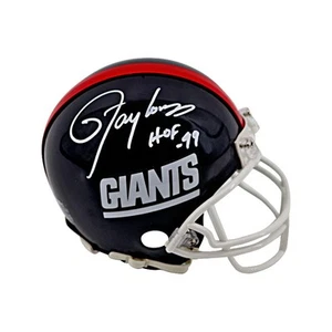 Lawrence Taylor Giants Autographed & Inscribed "HOF 99" 1980's Style Mini Helmet - Foto 1 di 1