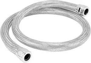 Spectre Performance (39698) 5/8" x 4' Stainless Steel Flex Heater Hose Chrome - Picture 1 of 3