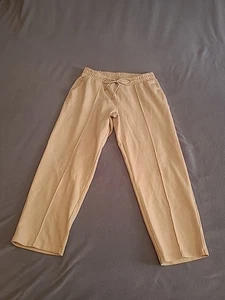 A New Day graue Cropped-Hose zum Überziehen gerades Bein Gummibund Taschen Größe M - Bild 1 von 12