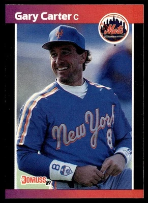 1989 Donruss Gary Carter New York Mets #53 - Image 1 of 2