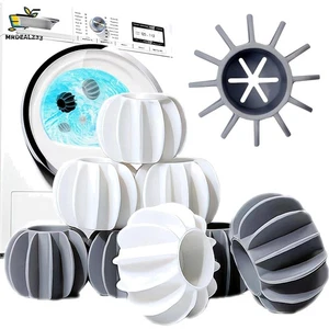 8 Stück Trocknerbälle Waschball Für Waschmaschine Wäschetrockner Trockner Ball - Bild 1 von 8