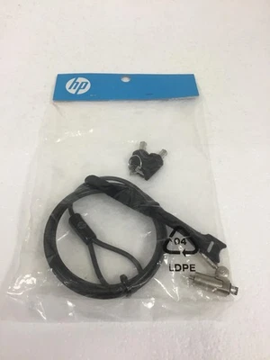 NUEVO HP H4D73A Ultra Delgado Cerradura de Cable con Llave con 2 Llaves ENVÍO GRATUITO Foto 1 de 4