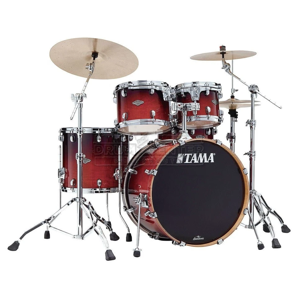 TAMA Starclassic Performer 5pc Drum Set With 22 Bass Drum - Dark Cherry Fade