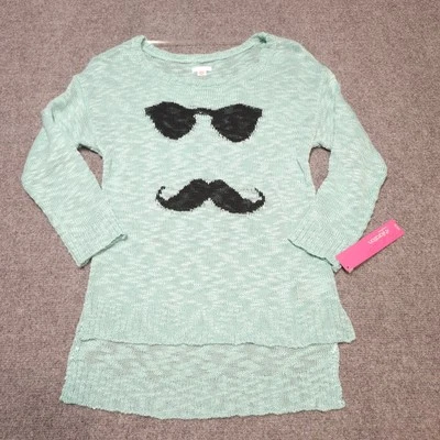 Suéter Xhilaration Mujer Mediano Como Nuevo Julep Bigote De Colección Y2K Novedad  Foto 1 de 4