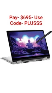 Dell Inspiron 14" 13thGen i5 8GB/512GB 2-in-1 Touch Laptop +Active Pen-Brand New - Picture 1 of 15
