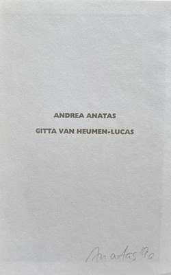 Andrea Anatas, / Gitta van Heumen Lucas   Doppelkarte ,  1996, I - Bild 1 von 4