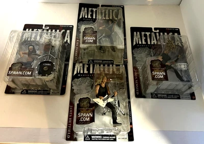 2001 McFarlane Spawn Metallica Harvesters of Sorrow complete 4 figure set Sealed - Image 1 of 4