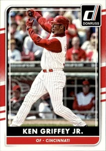 2016 Donruss #179 Ken Griffey Jr. Cincinnati Reds - Picture 1 of 2