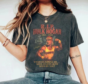 Hulk Hogan 1953-2025 Rip Cotton Men S-235XL T-Shirt reprint AN54240 - Picture 1 of 2