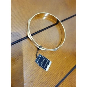 Vintage Monet goldfarbener Armreif Armband | signierter Modeschmuck | Sammlerstück - Bild 1 von 4