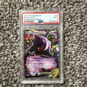 Gengar Ex 34/119 Psa 9 2014 Pokemon XY - Picture 1 of 2
