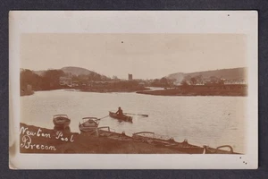 Wales Breconshire BRECON Newton Pool um 1900/10er RPPC Echtfoto Postkarte - Bild 1 von 2