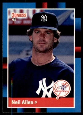 1988 Donruss - Neil Allen #597 New York Yankees Baseball Card - Image 1 of 2