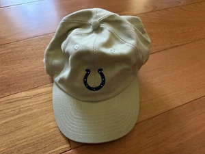 VINTAGE COLTS KHAKI TAN LOW PROFILE CAP EMBROIDERED NEW NEVER WORN ADJUSTIBLE - Picture 1 of 3