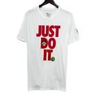 Nike RF Roger Federer Herren Größe XXL weiß Tennis Dri-Fit T-Shirt Gesicht Emoji euc