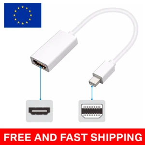 Mini DP auf HDMI Thunderbolt Displayport Adapter für Apple Macbook Pro Air Mac - Bild 1 von 12