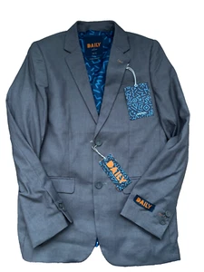 NWT Daily Opposuits Blazer Suit Jacket Gray Boys Size 16 Regular - Picture 1 of 8