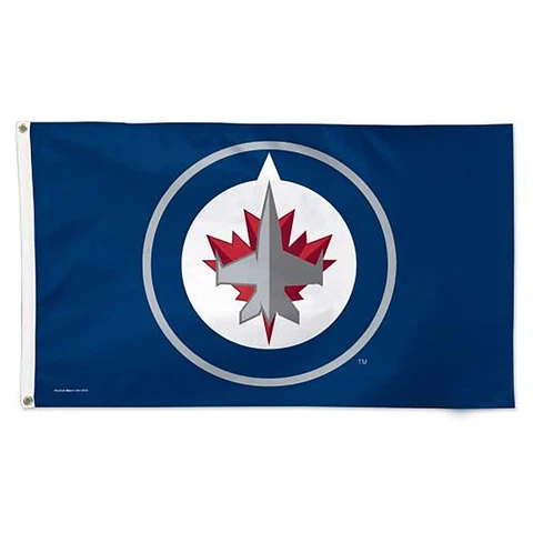 Winnipeg Jets NFL Big Team Logo Team Pride House Flag Cover