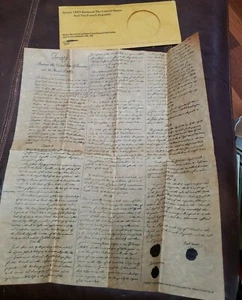 Vertrag 1803 zwischen den USA und der Französischen Republik über antike... - Bild 1 von 1