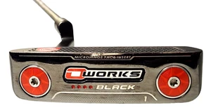 Putter Odyssey O-Works negro 1 34" para hombre LH HC-en excelente estado - Imagen 1 de 15
