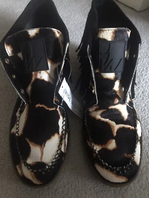 Women’s Shoes Nine West Flat  Animal Print Size 5 Uk - Image 1 of 4