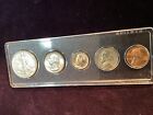 1944 Birth Year Coin Set 4 Silver Coins And Bu Lincoln Cent In Plastic Holder!