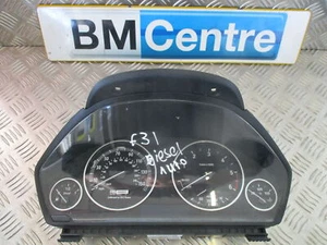 BMW 3 4 SERIES F30 F31 F32 F34 F36 SPEEDO INSTRUMENT CLUSTER AUTO DIESEL 6805213 - Picture 1 of 4