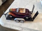 1:24 Motormax 1934 Ford Coupe (#68017) & Trailer