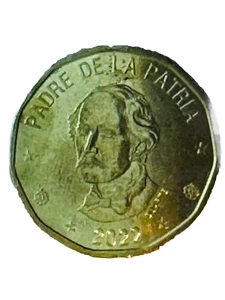 Dominican Republic 1 Peso Coin 2022 Padre De La Patria - Picture 1 of 4