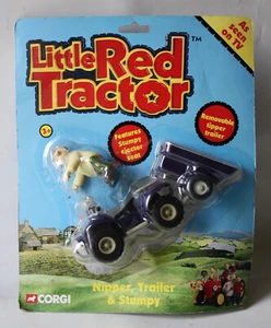 RARE 2004 LITTLE RED TRACTOR NIPPER TRAILER & STUMPY CORGI NEW ! - Picture 1 of 8