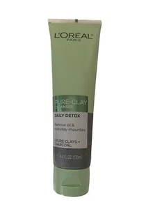 L'Oreal Pure-Clay Detox Brighten Clay-to-Mousse 3 Clays + Charcoal Cleanser - Picture 1 of 1