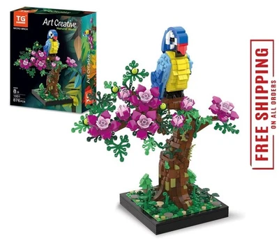 Icons Orchid Artificial Plant, Building Set with Flowers, Home Décor Gift f - Image 1 of 4