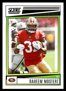 2022 Panini Score Raheem Mostert #168 San Francisco 49ers NFL Football - Picture 1 of 2
