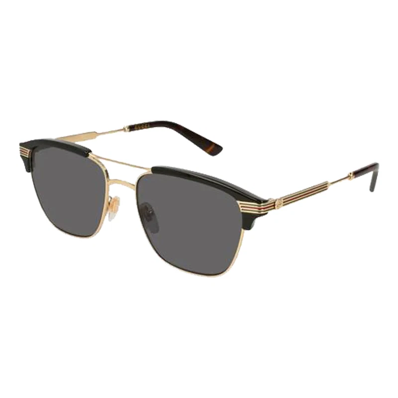Gafas de sol Gucci GG0241S 002 54 cuadradas grises doradas auténticas 0241S Foto 1 de 1