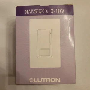 LUTRON Maestro 0-10v Dim. Weißer Wandschalter - MS-Z101-WH Dimmbarer Occ/Vac Sensor - Bild 1 von 4